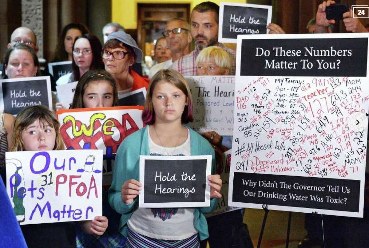 Hoosick Falls youngsters with elevated PFOA levels in their blood urged lawmakers to hold hearings back in 2016. The EPA is now saying almost no amount of exposure is safe.