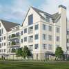 A rendering designed by Granoff Architects that was included in Wilton Center Lofts, LLC's application for a five-story apartment building at 12 Godfrey Place. 