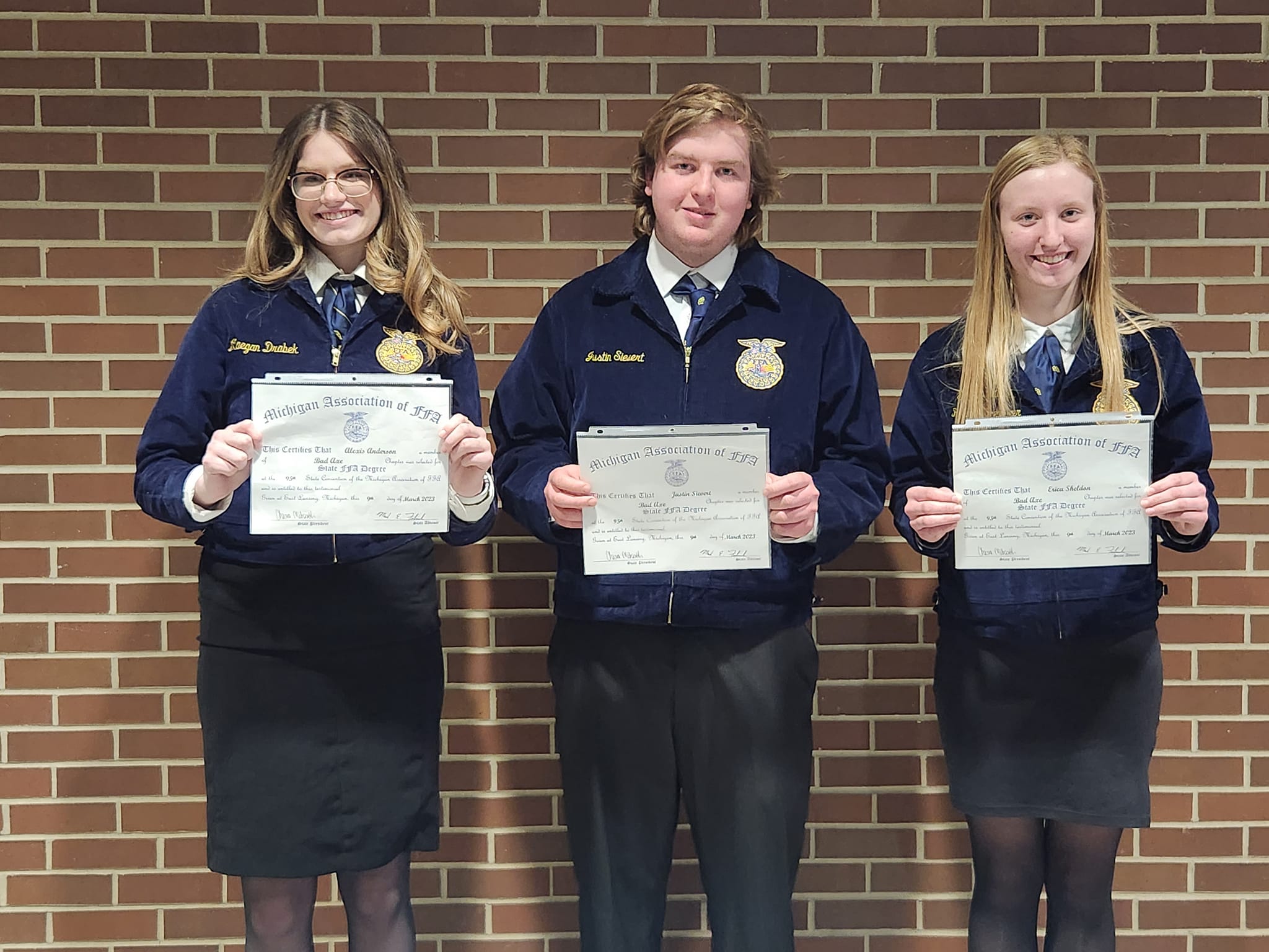 Bad Axe FFA takes away firsts at State Convention