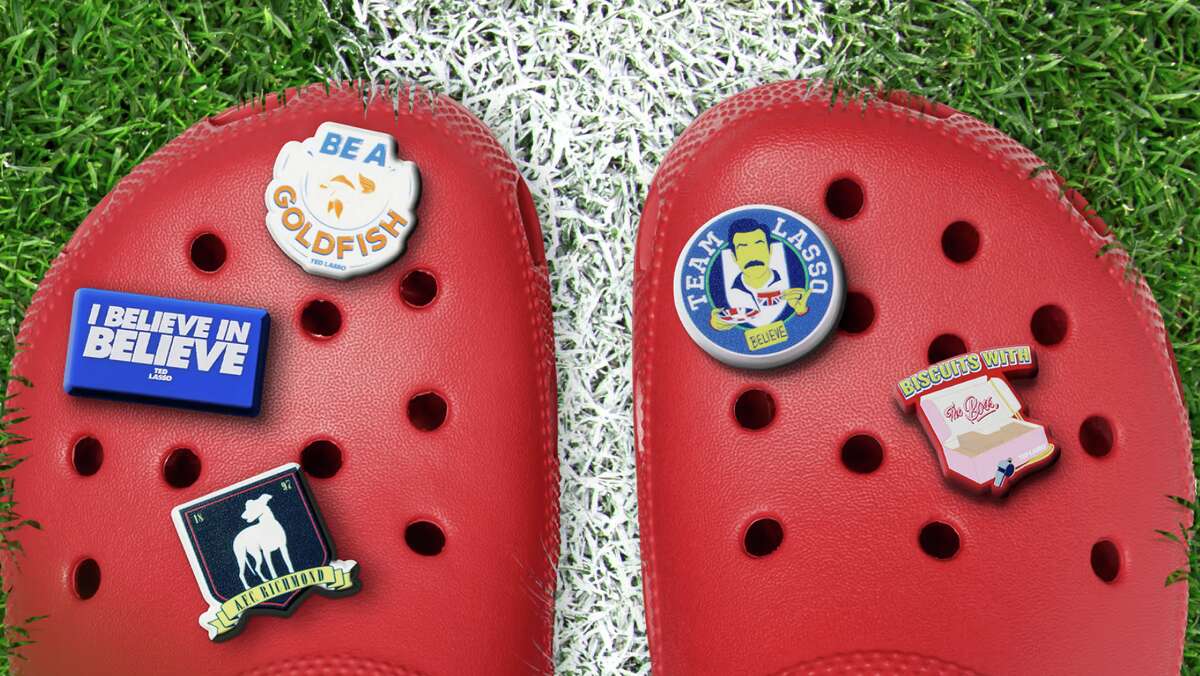 Get the Ted Lasso Pack from Crocs for $74.94