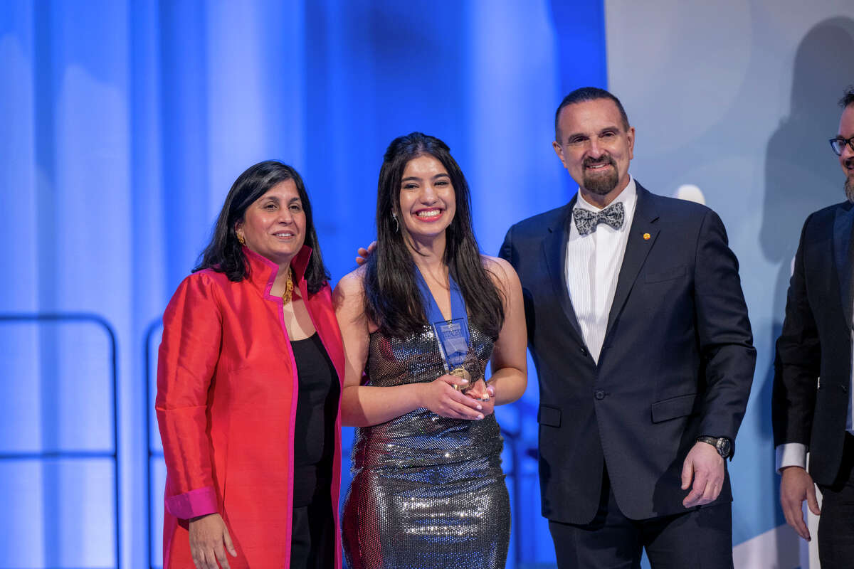 Greenwich High School Senior Ambika Grover won sixth place for her project about ischemic strokes at the Regeneron Science Talent Search, taking home a total of $82,000. 