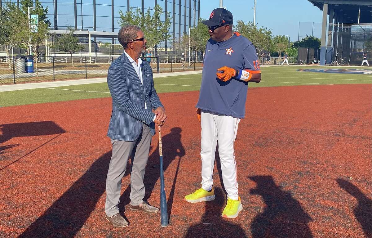 Bryant Gumbel speaks with Astros manager Dusty Baker for an episode of HBO "Real Sports" that debuts March 21, 2023.