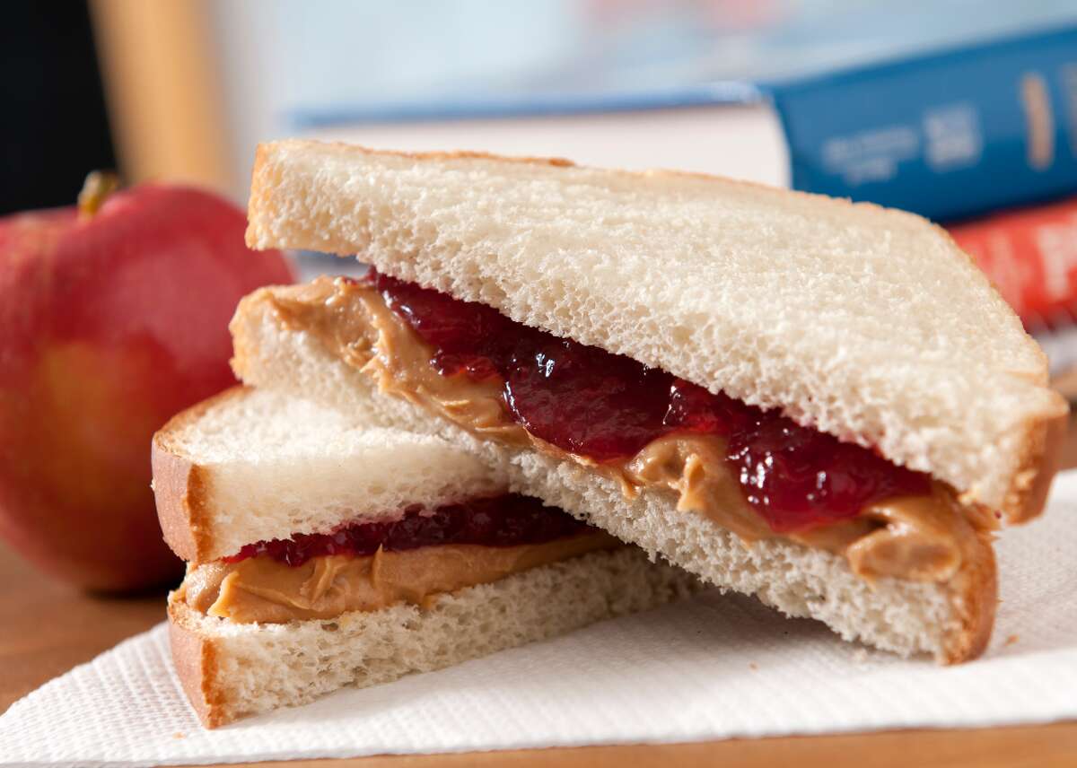 Peanut butter and jelly sandwich The PB&J is a quintessentially American sandwich, but it's simply not as ubiquitous in other countries. Part of the reason is that peanut butter has been historically difficult to find in countries like Argentina and the Philippines, where there just isn't a big appetite for the product.