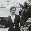 In 1930 and 1931 Belle Baruch received the President of the Republic's Cup as the winner of the classic competition in the Paris horse show. In the 1931 competition she was the only one of 119 contestants, including French cavalry officers and professional riders, to make a perfect score. She is shown in a 1938 photo with her horse.  The photo was taken by Belle’s friend, Varvara Hasselbalch, age 16. (Belle W. Baruch Foundation photo used with permission)