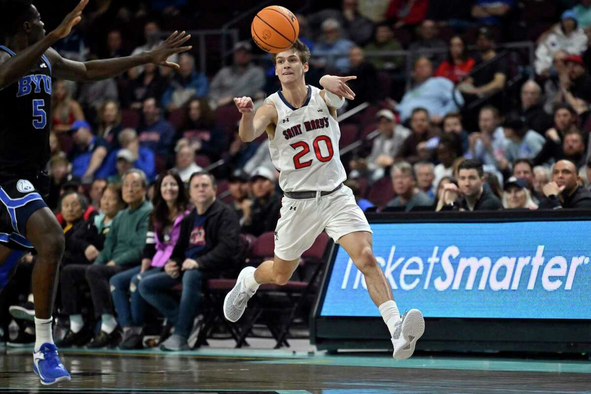 An excellent pick-and-roll player with a penchant for clutch shots, St. Mary’s guard Aidan Mahaney looks to be tailor-made for March Madness. 