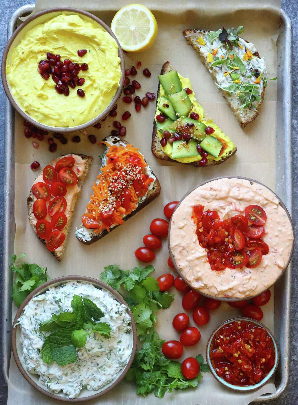 Making masala cream cheese Indian flavors for your bagel