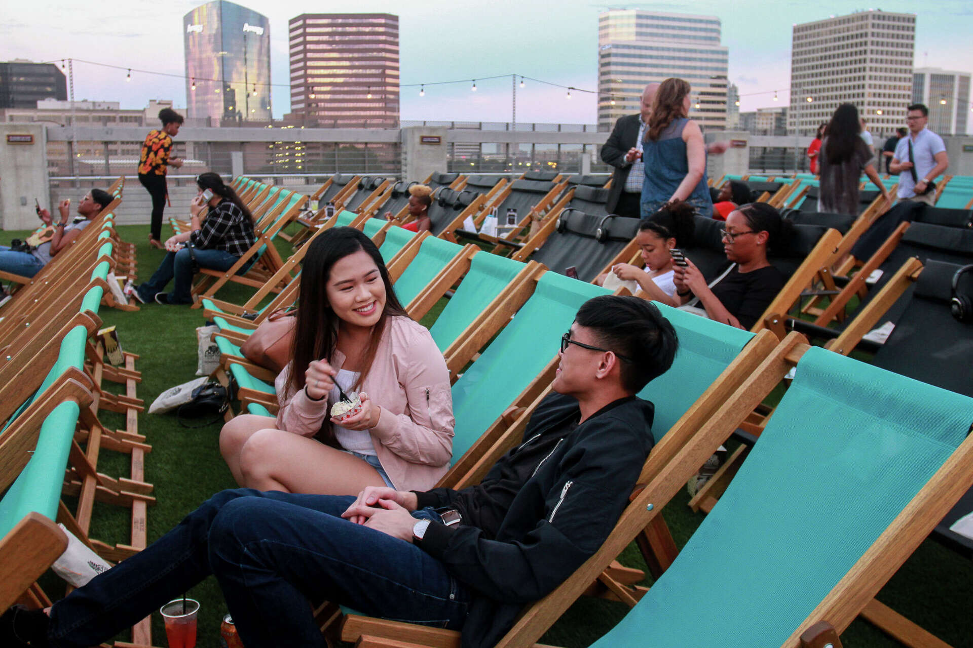 Houston Rooftop Cinema: Cozy Fireside Films for the holiday