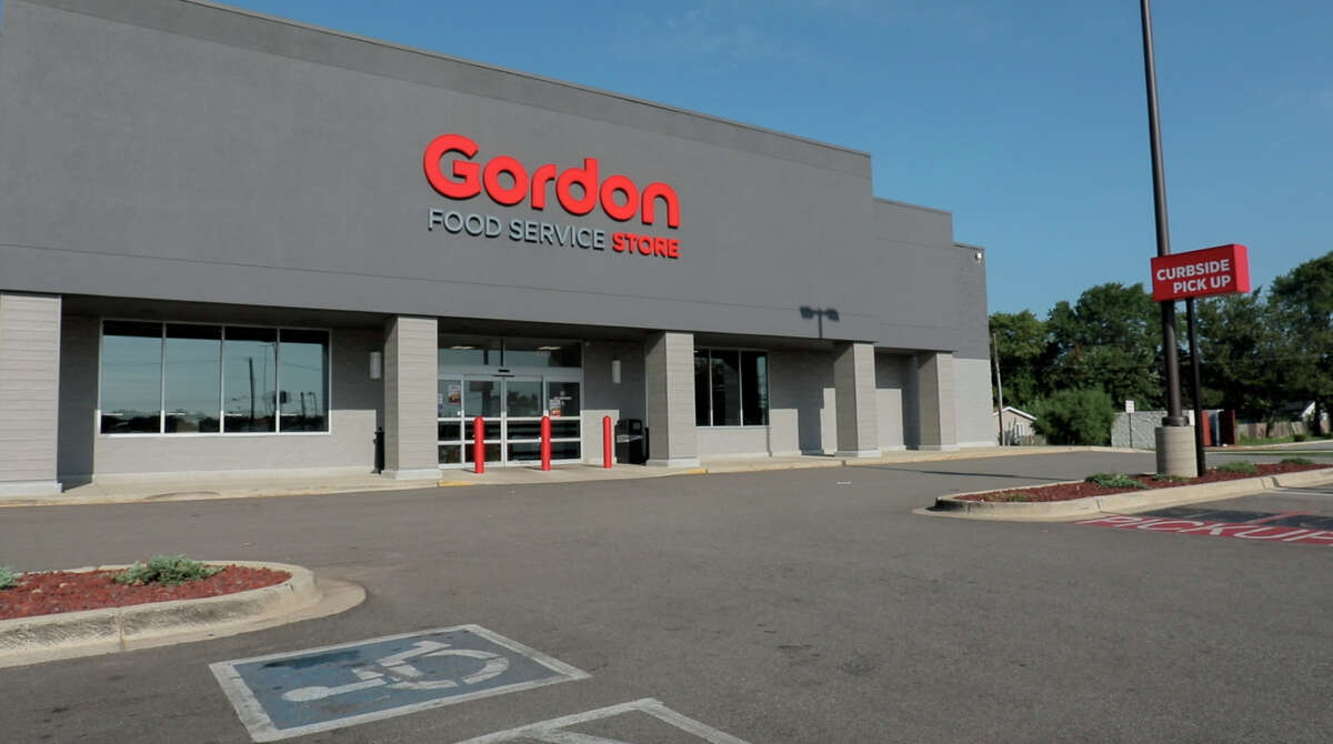 Gordon Food Service Stores opened in Texas this week, starting with six in the Houston area. The stores are designed to serve restaurants and are open to the public. The company operates 175 stores in 13 states.