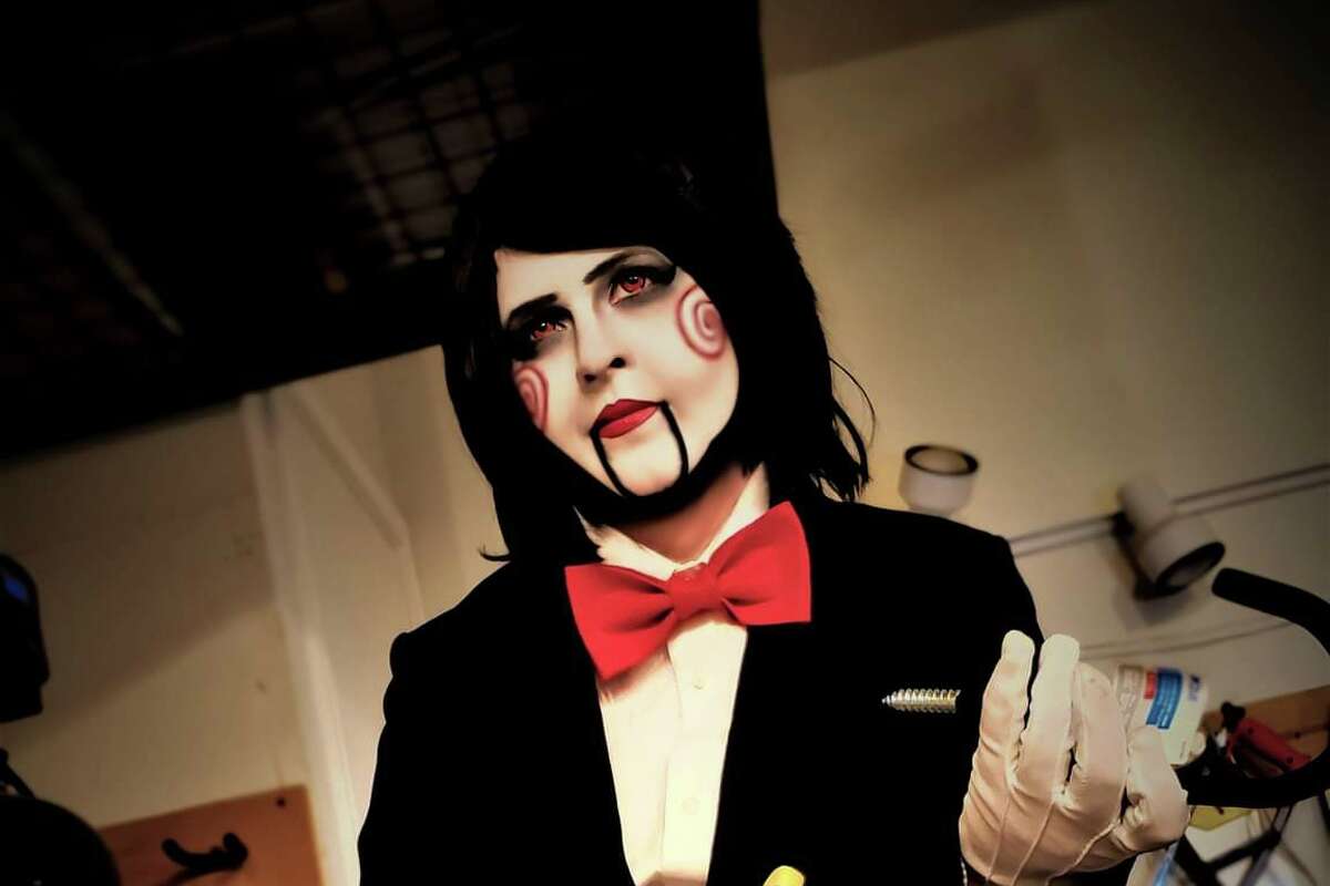 Court Heinamaki portrays Jigsaw from the movie Jigsaw.