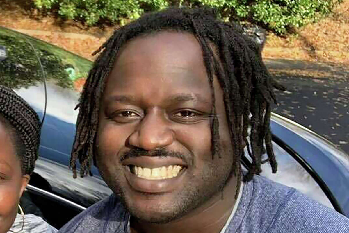 This undated photo provided by Ben Crump Law shows Irvo Otieno. Video from a state mental hospital shows Otieno, who was handcuffed and shackled, being pinned to the ground by deputies who are now facing second-degree murder charges in his death, according to Otieno's relatives and their legal team, who viewed the footage Thursday, March 16, 2023. (Courtesy of Ben Crump Law via AP)