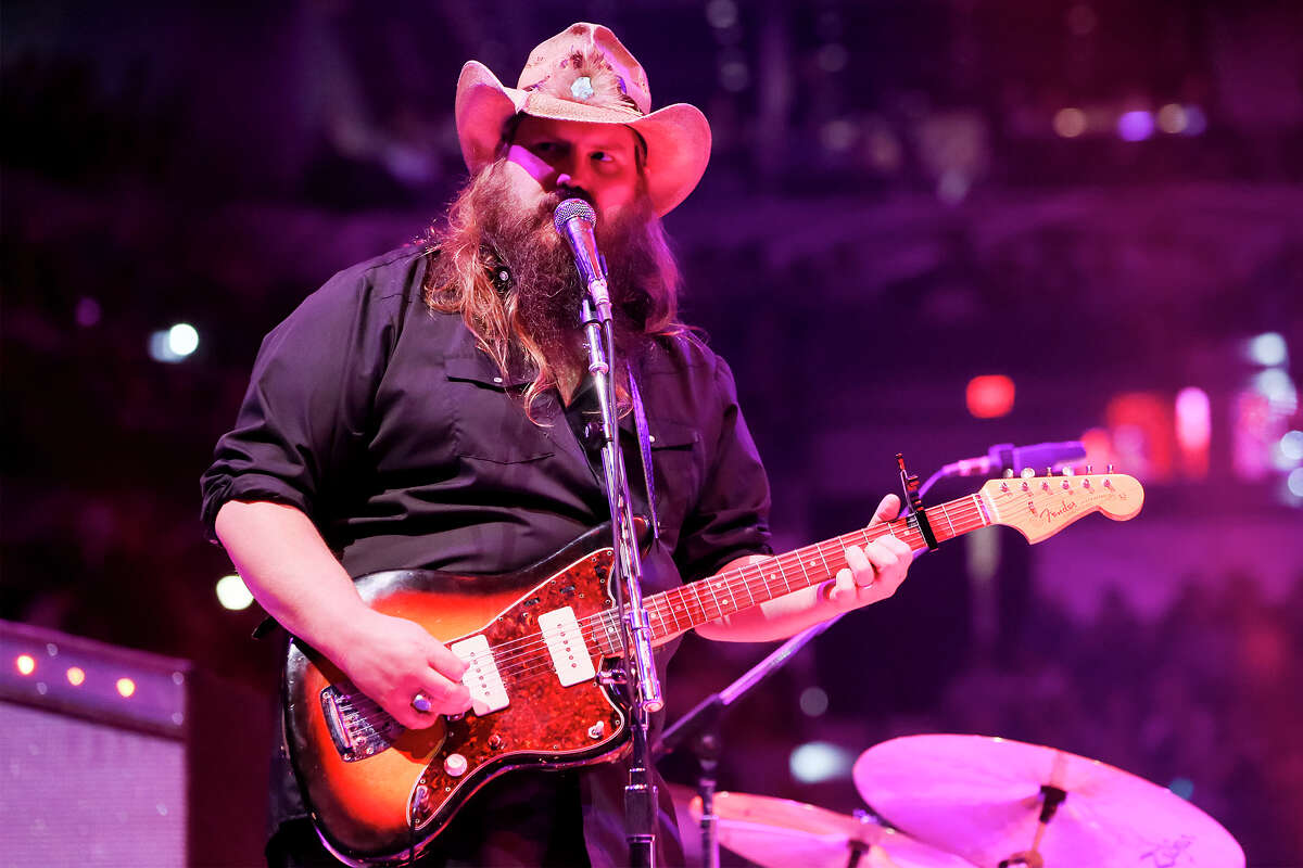 Chris Stapleton performs in his San Antonio Rodeo & Stock Show debut at the AT&T Center on Saturday, Feb. 27, 2016. Stapleton announced a return date to San Antonio for Oct. 19, 2023. 