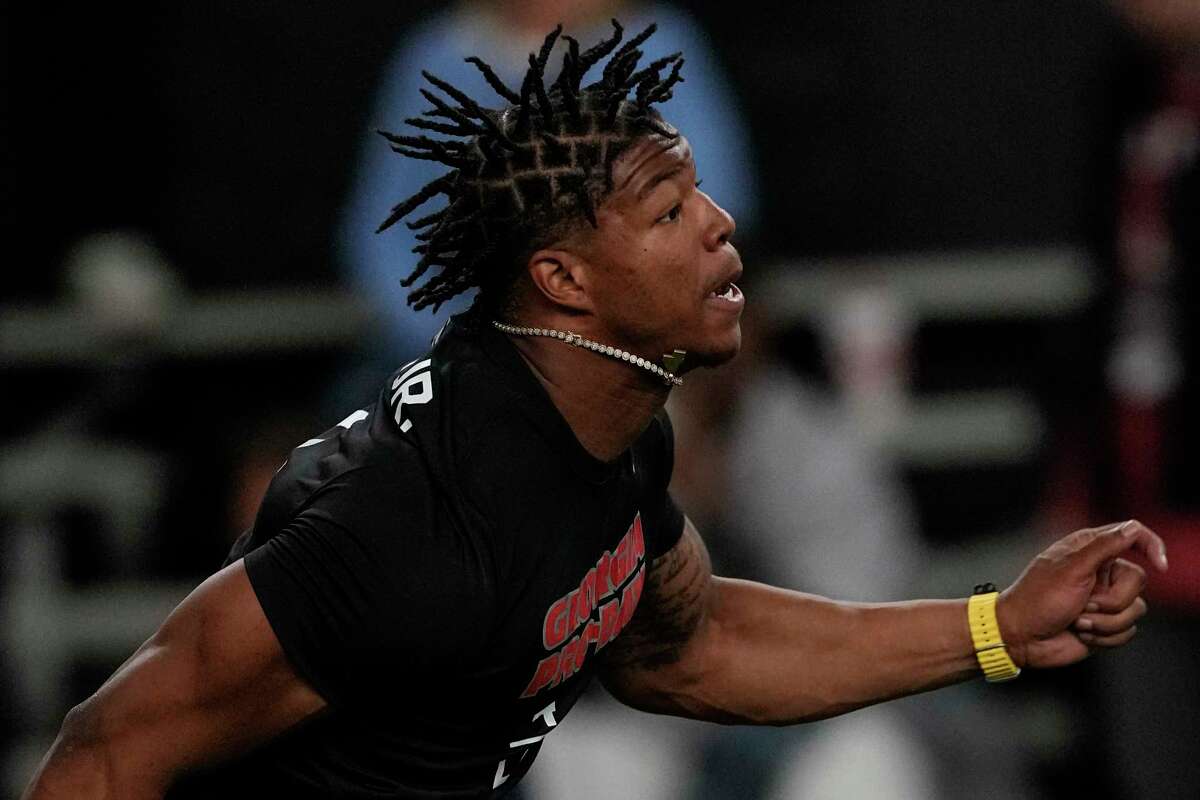 Georgia Bulldog LB Nolan Smith Puts On A Show At NFL Combine