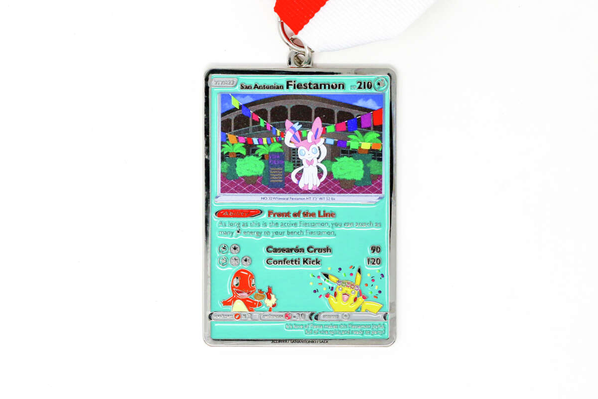 Whimsical Fiestamon.  Fiestamon Fiesta medals are available online. 