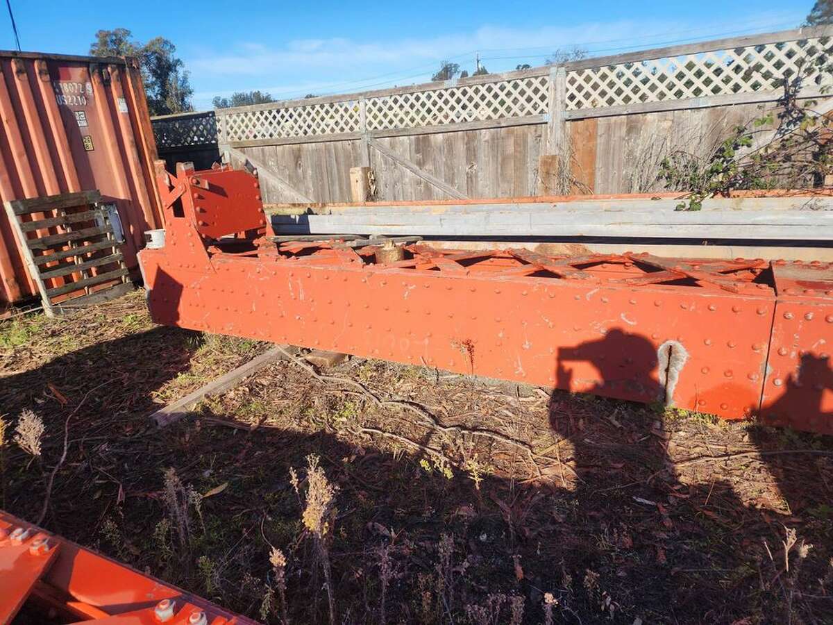 Two trusses from the Golden Gate Bridge, which have remained on a property in Penngrove, Calif., for two decades, are now on sale for $12,000.