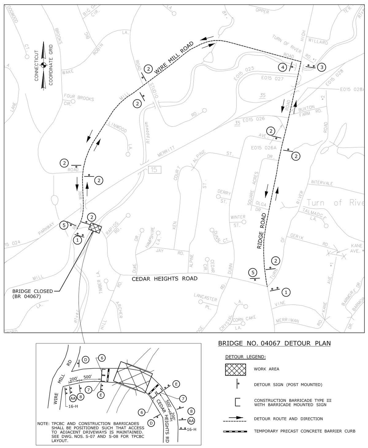 Stamford effort to replace Cedar Heights Road bridge to begin