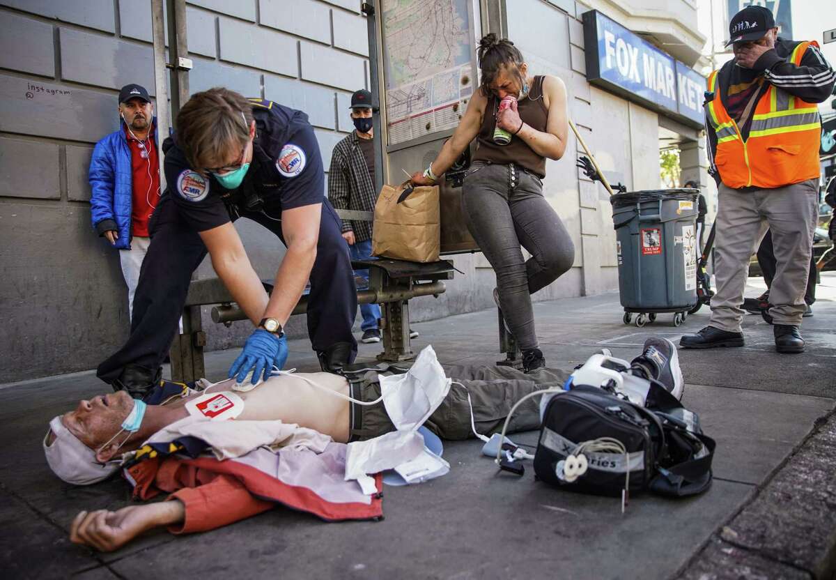 San Francisco’s overdose deaths have sharply increased since the start of December 2022, an alarming jump that comes after the closure of the city’s Tenderloin Center — an informal place where people were able to use drugs under medical supervision. 