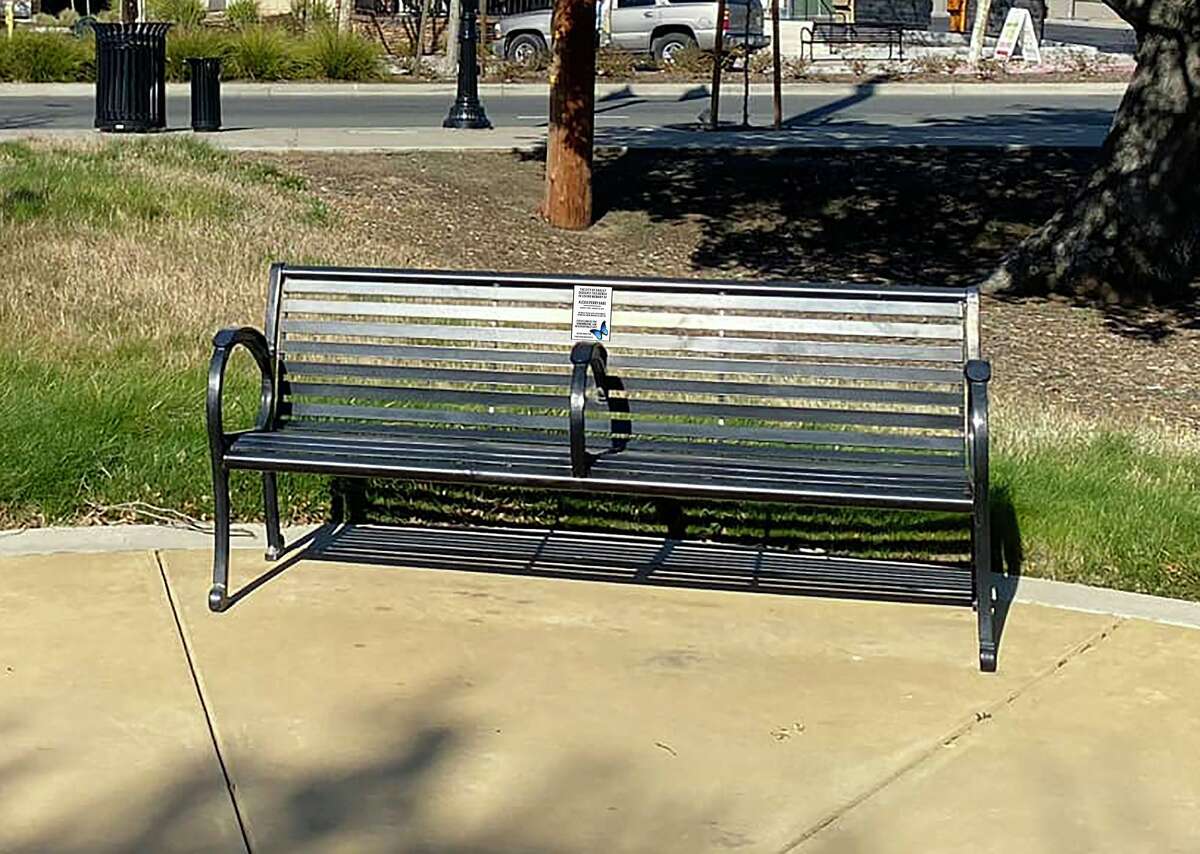 A bench in Oakley City Park was dedicated to Alexis Gabe, who was missing for nine months before her remains were found late last year. 