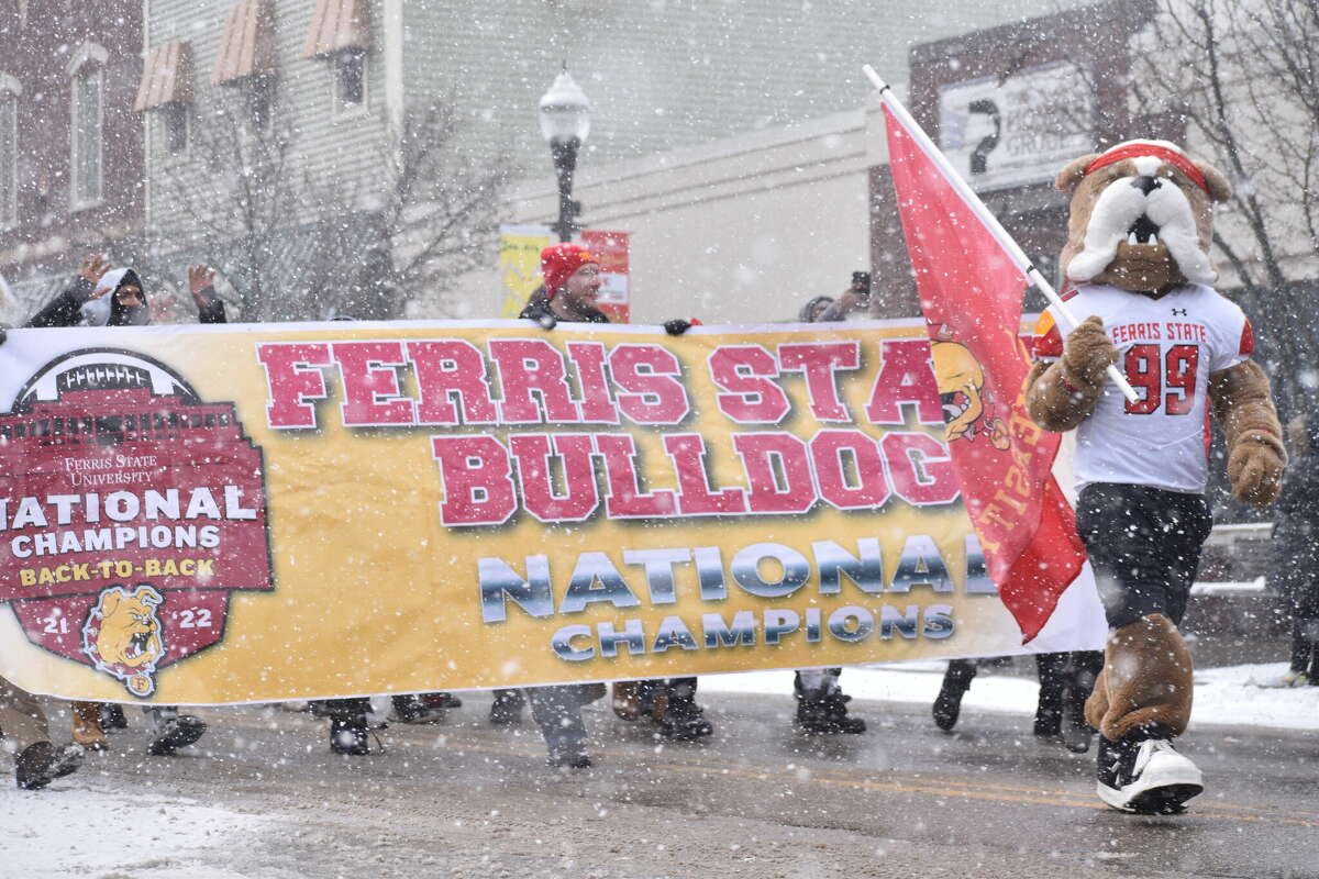 Ferris State celebrated their second straight National Championship with a parade on Saturday, March 18.