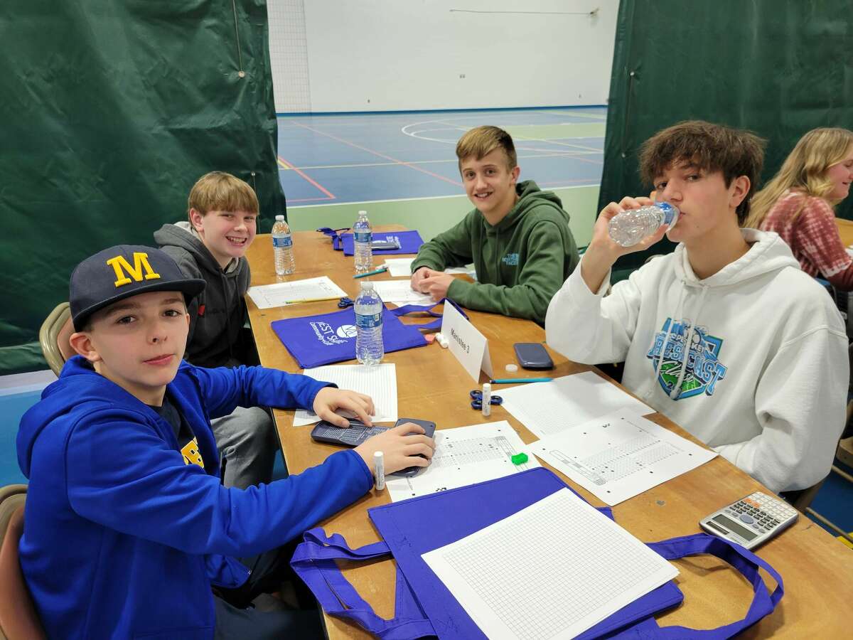 Manistee Middle School sent four teams to compete in the Math Counts competition March 14 at West Shore Community College.