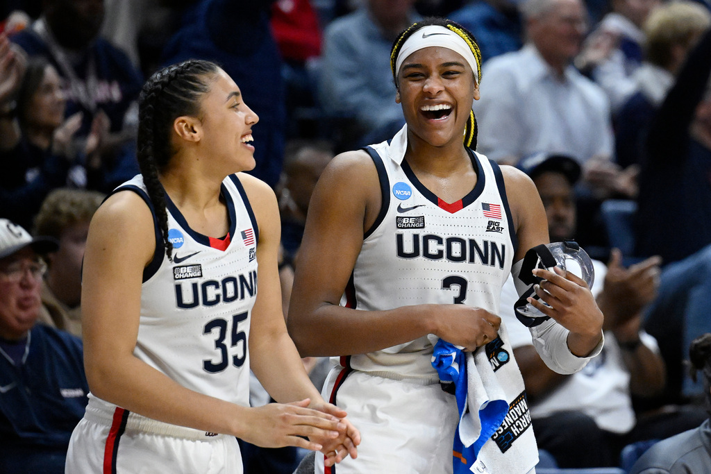 ‘Happiness and excitement’: After arduous season, UConn women’s basketball team open NCAA’s with joy ‘Happiness and excitement’: After arduous season, UConn women’s basketball team open NCAA’s with joy