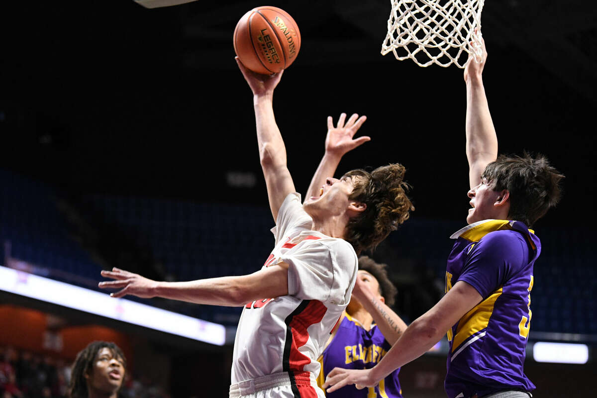 Cromwell high's Jacob Salafia during the CIAC Division IV Final at Mohegan Sun, March 19,2023.