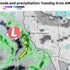 本周另一个大气river-fueled风暴将方法加州。