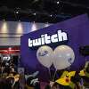 The Twitch booth is seen at Thailand Game Show 2022.