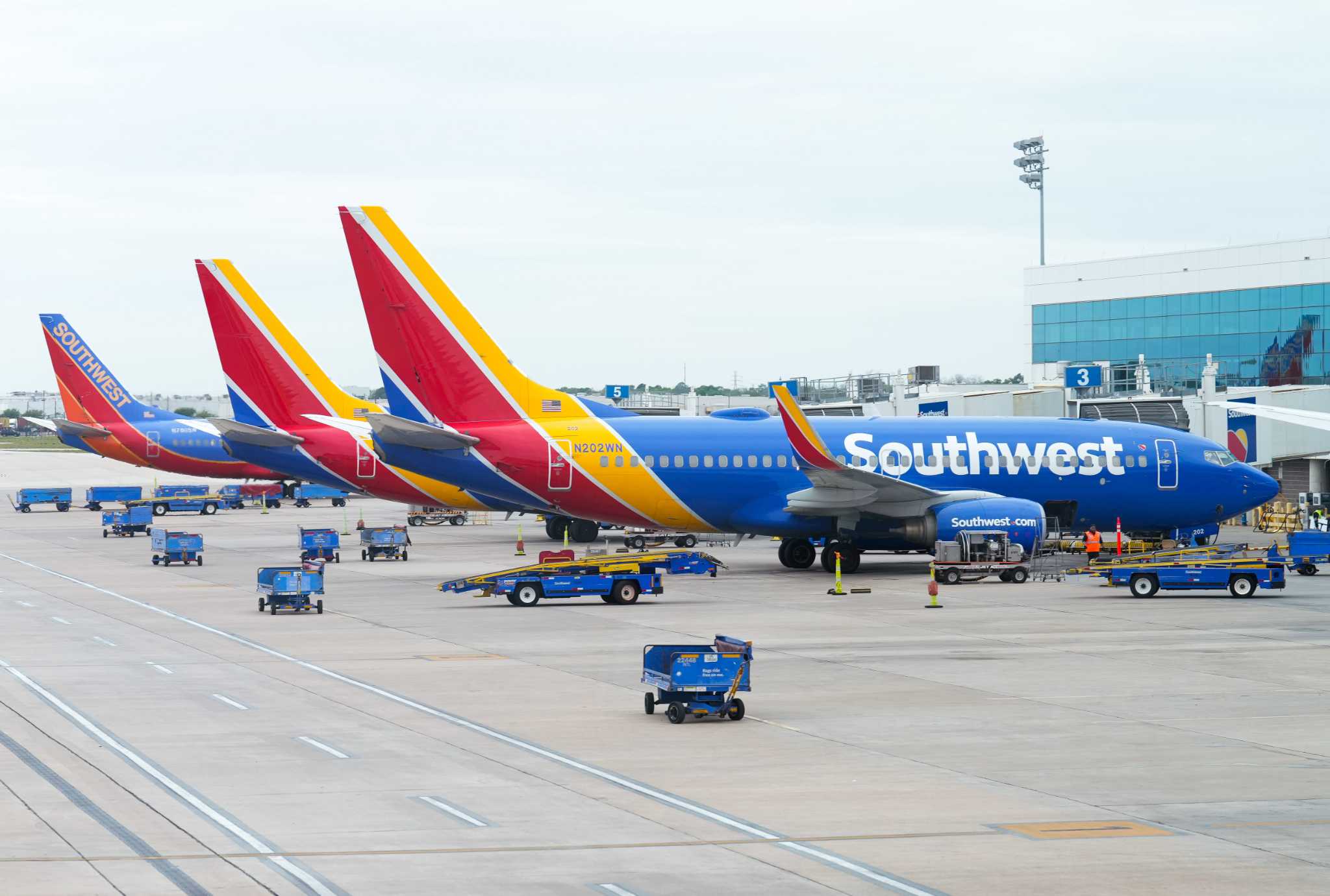 A Houston-bound flight was delayed due to spilled fried rice