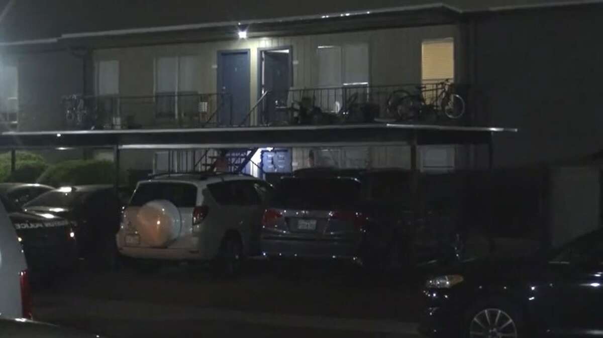 Houston Police officers found a man dead in his apartment with a possible stab wound on Monday night. 