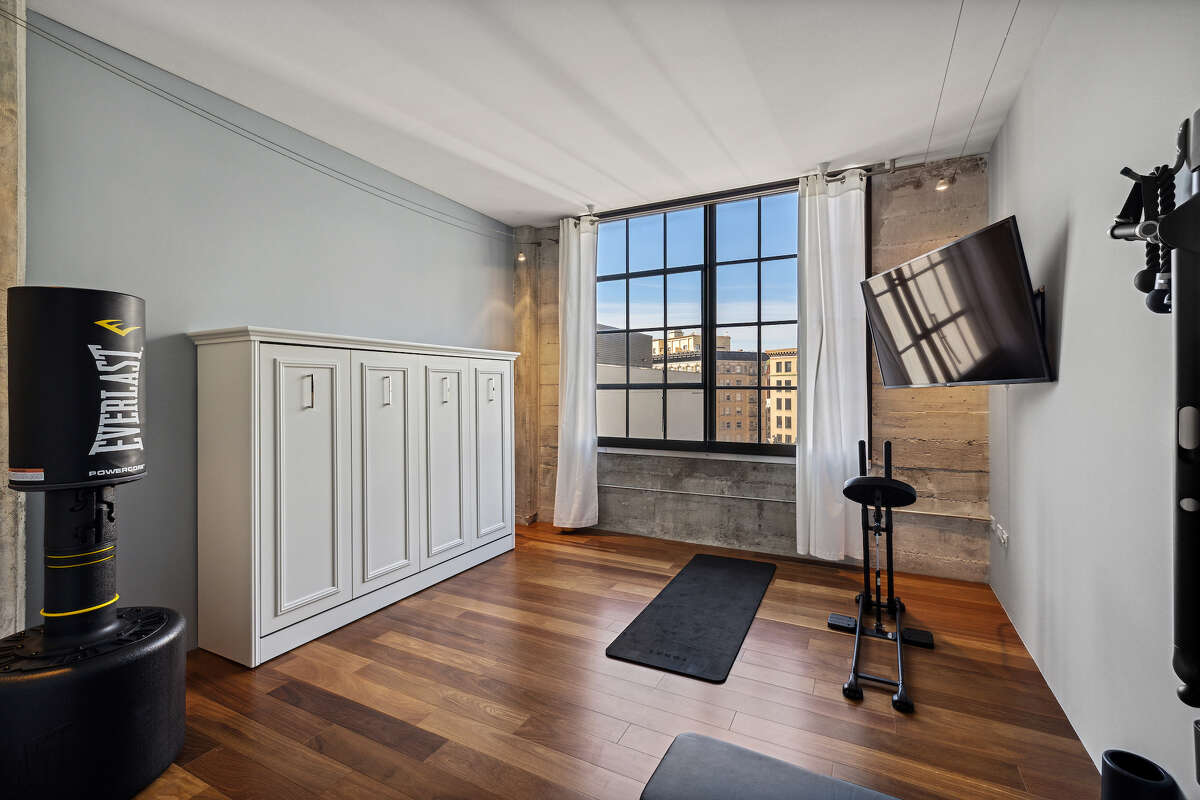 The penthouse unit in a former San Francisco firehouse that was converted into a luxury condo building is for sale for $4.5 million.
