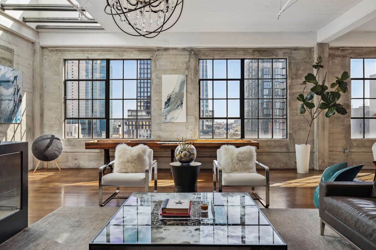 The penthouse unit in a former San Francisco firehouse that was converted into a luxury condo building is for sale for $4.5 million.