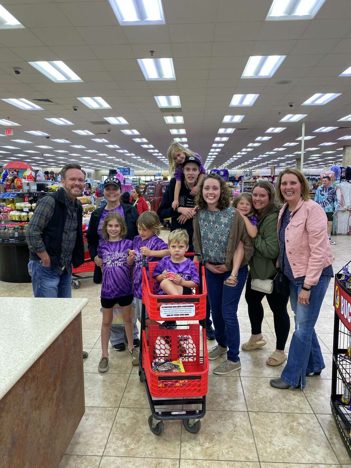 Judy Martin and her three grand children made the journey during their spring break to visit every Buc-ee's in Texas.