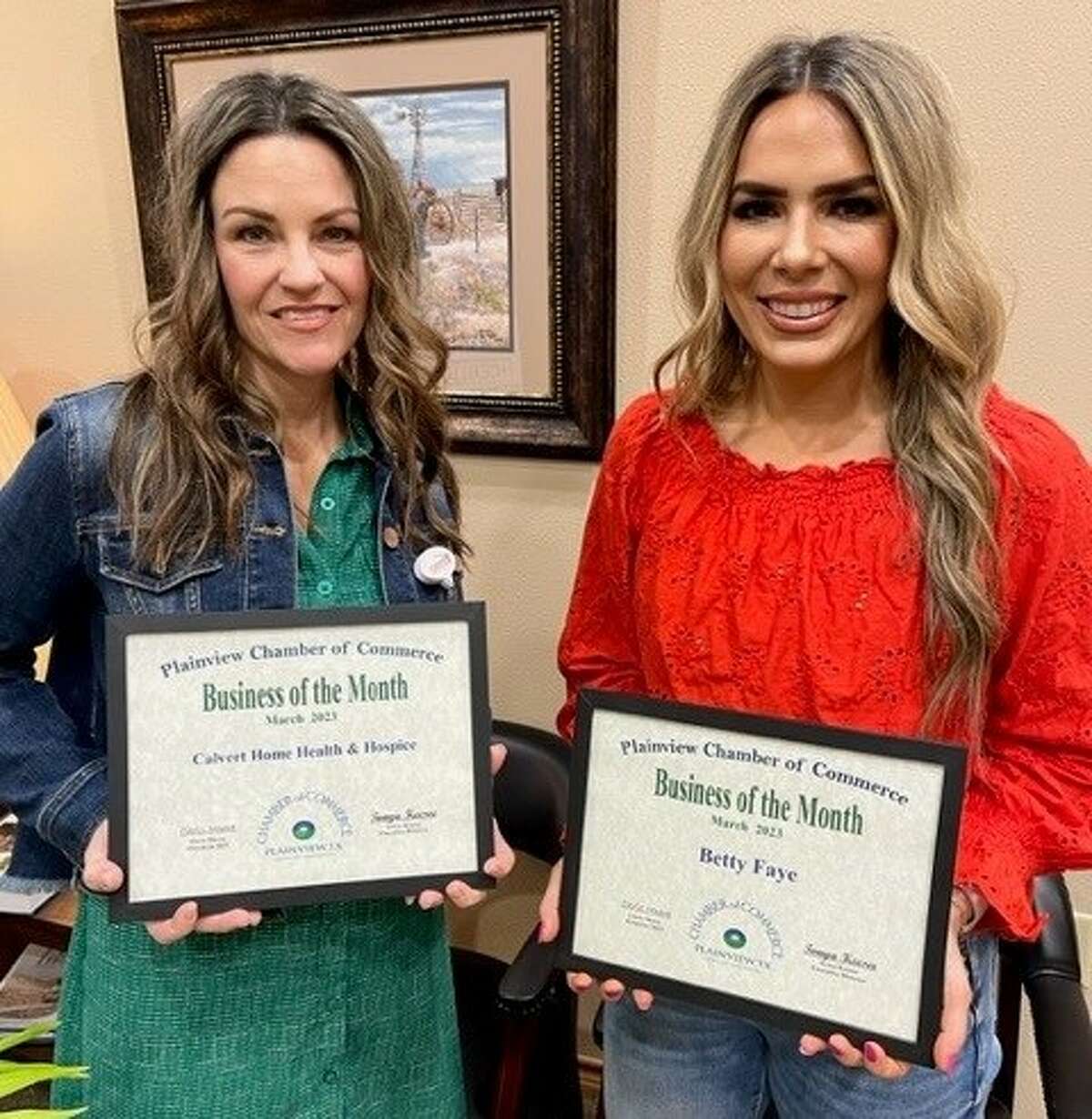 Plainview Chamber recognizes local student, 2 businesses