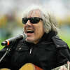 MIAMI GARDENS, FLORIDA - DECEMBER 25: Artist JosÃ© Feliciano sings the National Anthem before the game between the Green Bay Packers and the Miami Dolphins at Hard Rock Stadium on December 25, 2022 in Miami Gardens, Florida. (Photo by Eric Espada/Getty Images)