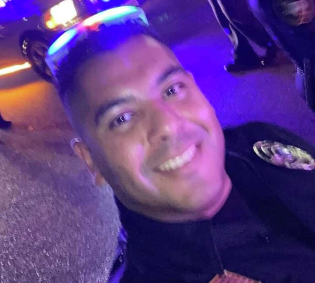 Laredo ISD police officer Robin Rodriguez was identified as the victim of Tuesday's deadly traffic accident.