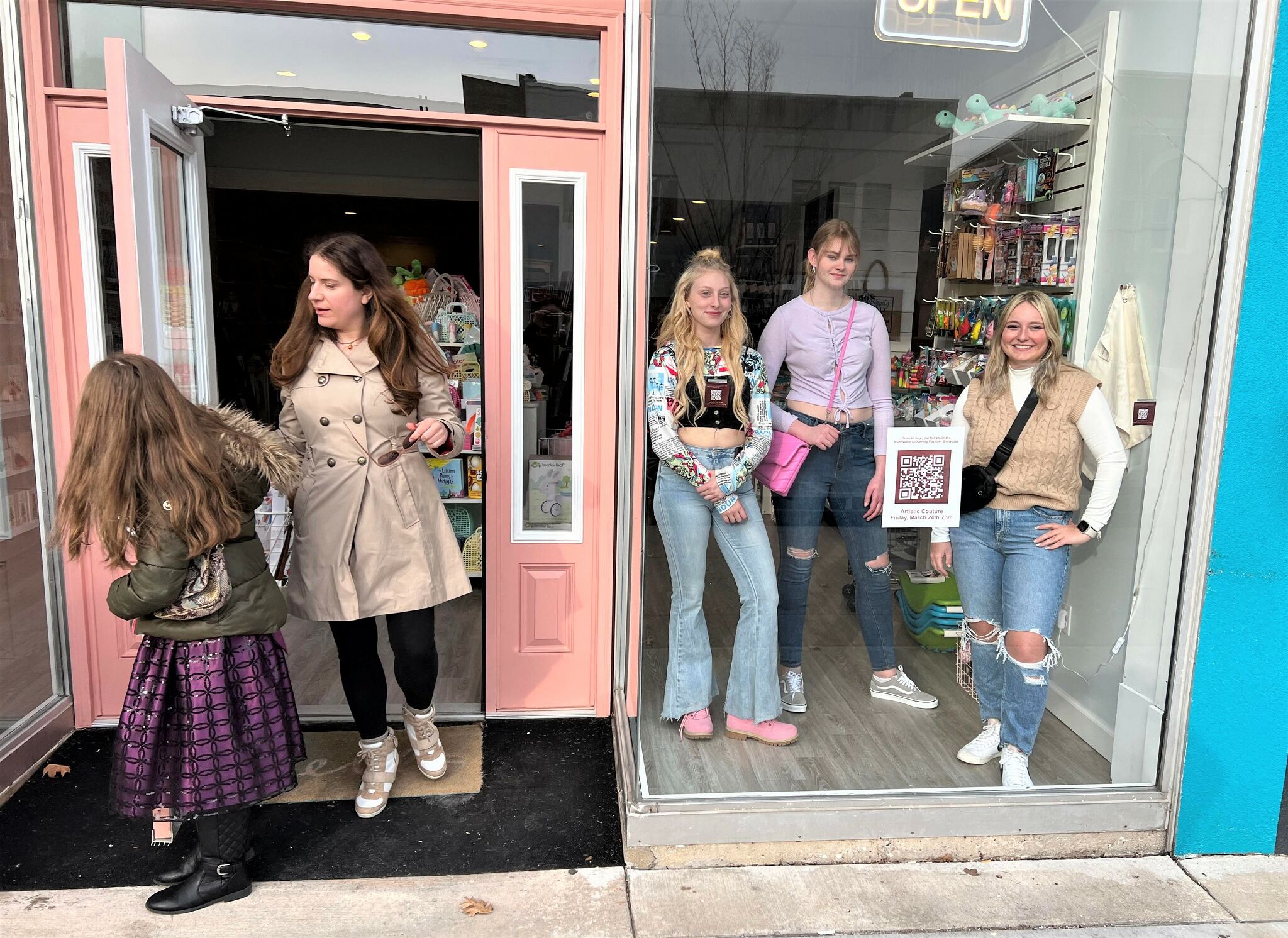 Northwood students strike a pose in Downtown Midland