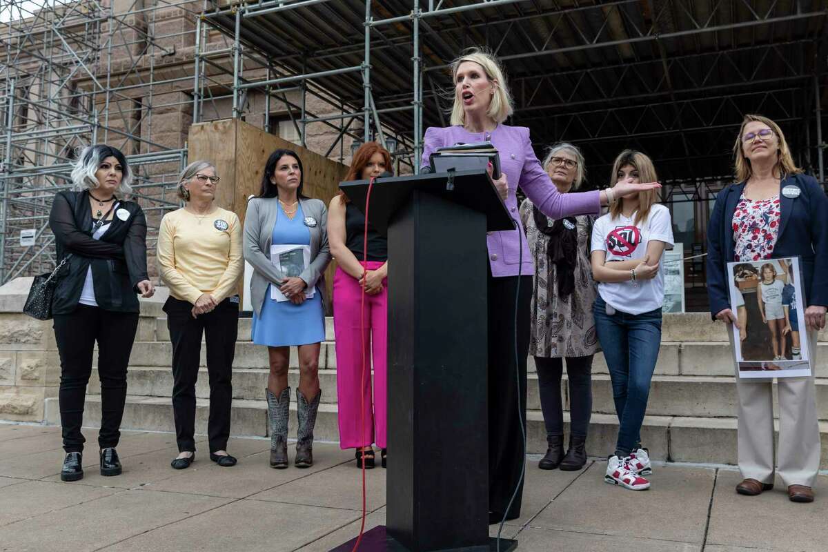 Survivors of child sexual abuse rally at Texas Capitol