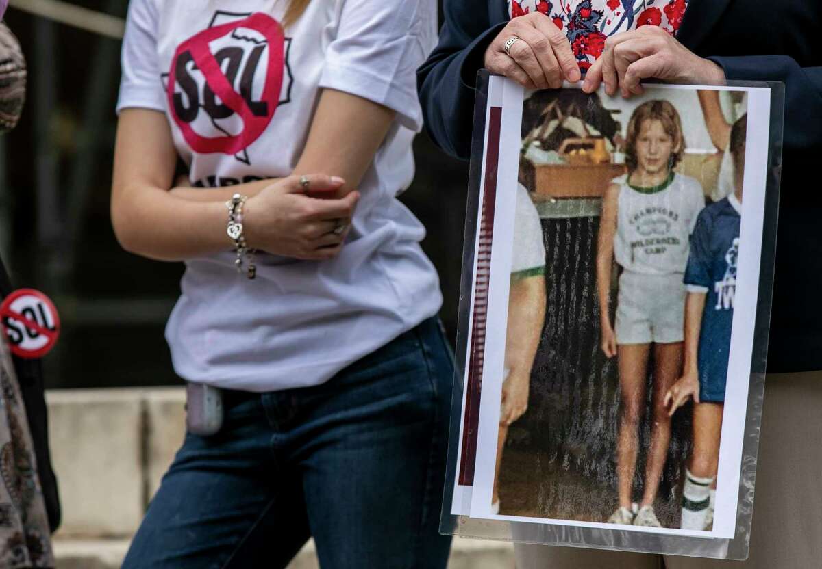 Survivors of child sexual abuse rally at Texas Capitol