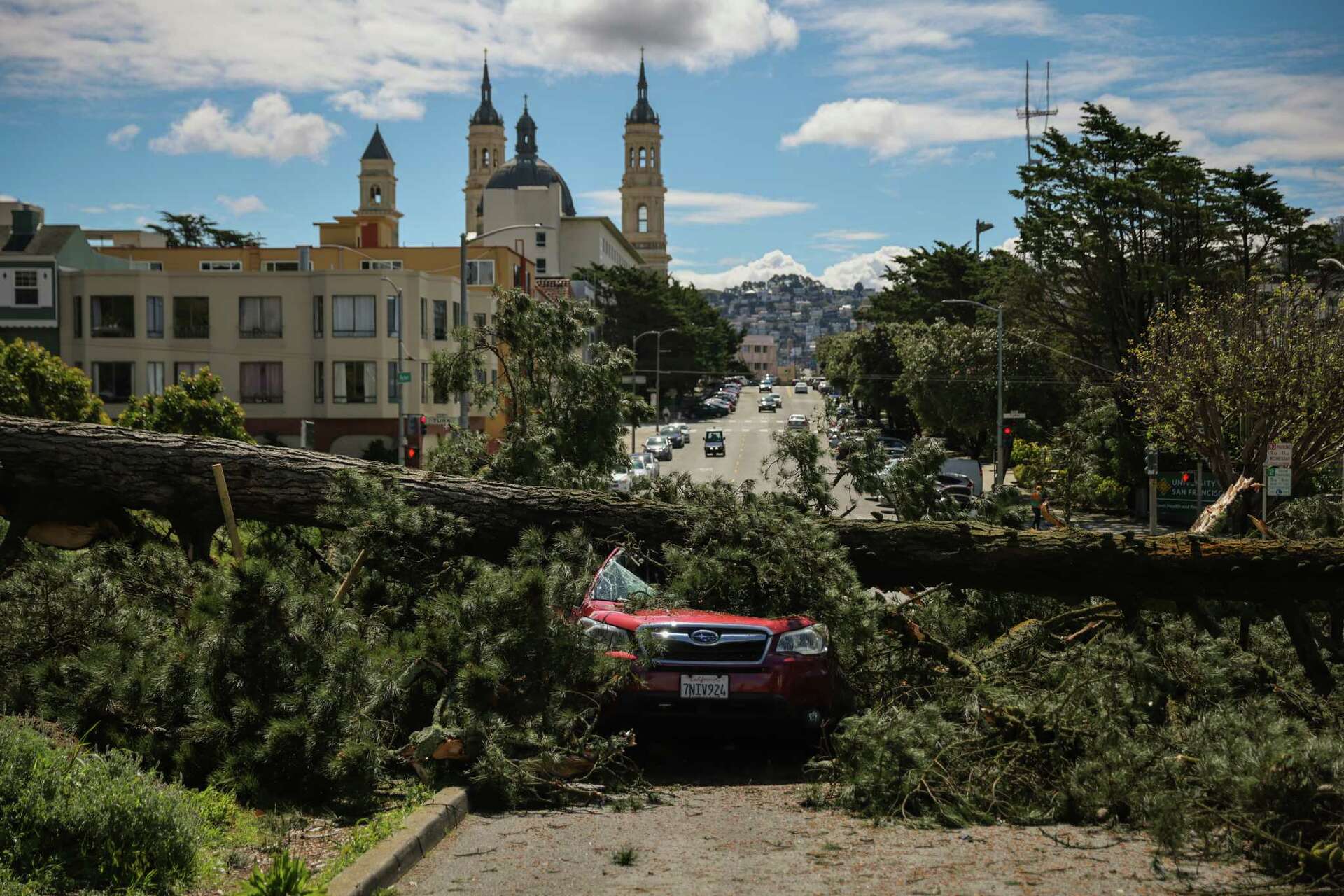 Photos show brutal damage from wild Bay Area storm