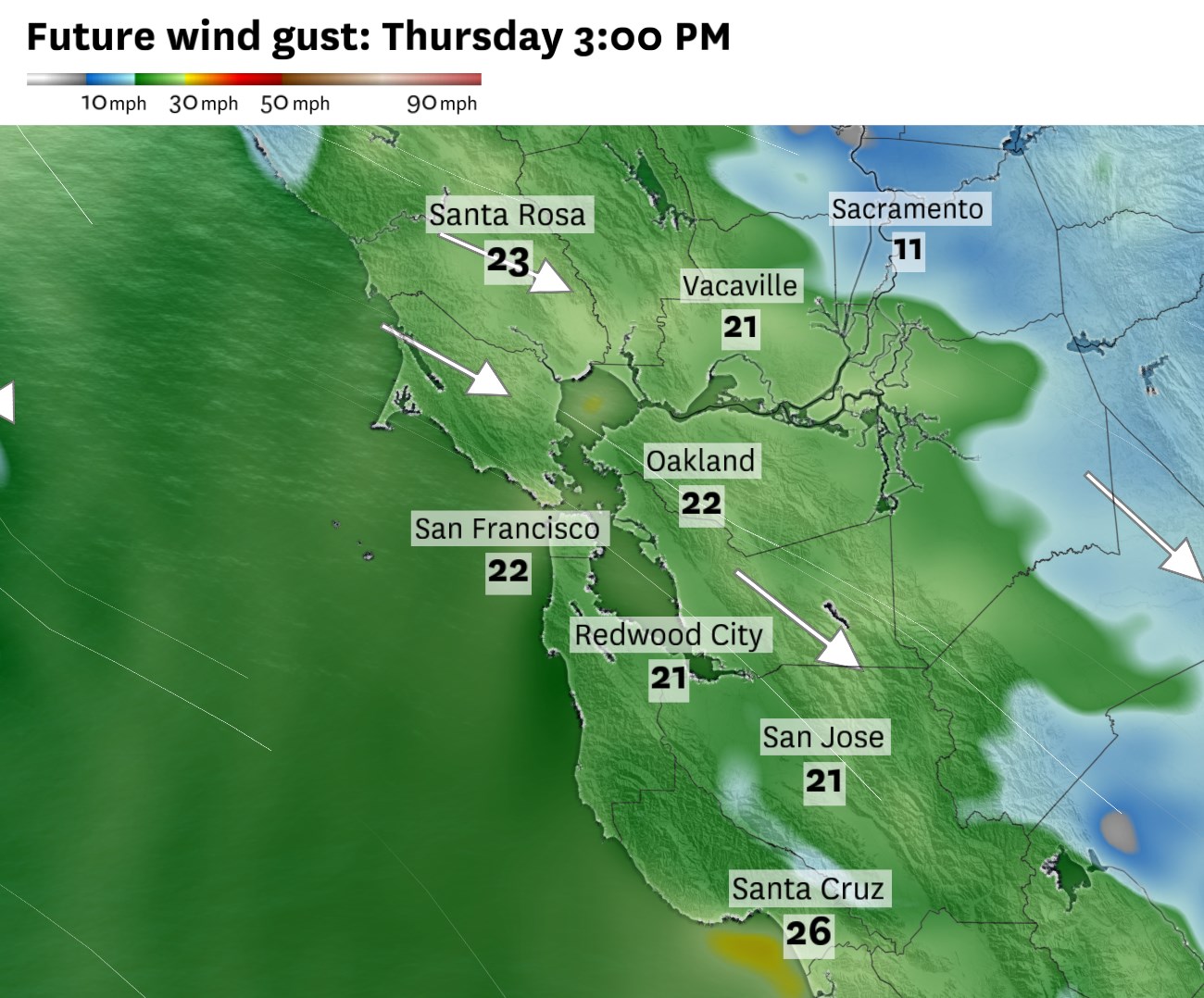 Bay Area weather: Chance of light rain amid atmospheric faucet