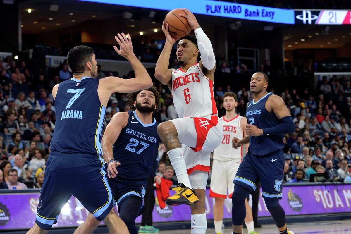 Houston Rockets Memphis pulls away late for hardfought victory