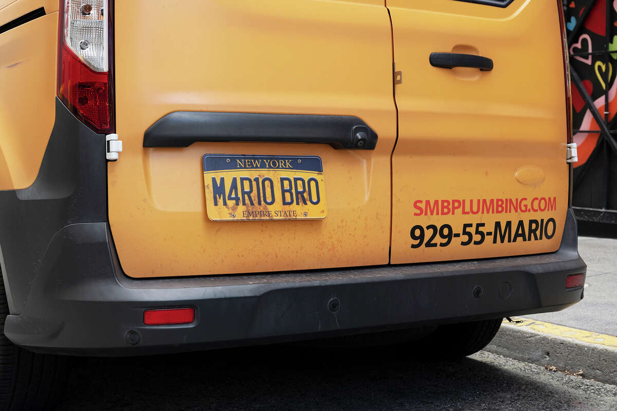 Super Mario Bros. Van in San Francisco, California on March 23, 2023