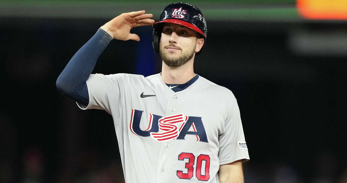 Houston Astros outfielder Kyle Tucker on the field during opening day  News Photo - Getty Images