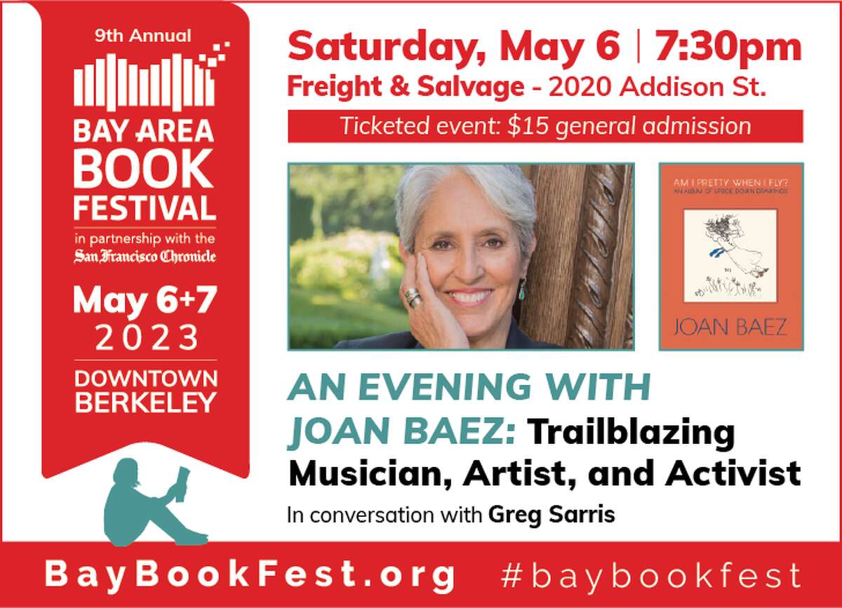 Joan Baez to appear at the 2023 Bay Area Book Festival