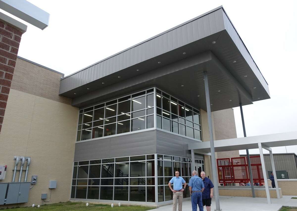 Lumberton High School cut the ribbon on its new Career and Technical Education Building, Thursday. Photo taken March 23, 2023. Photo by Olivia Malick/ The Enterprise