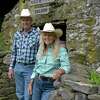 Ed Prybylski, Lucy Prybylski, owners Happy Trails Farm, Danbury