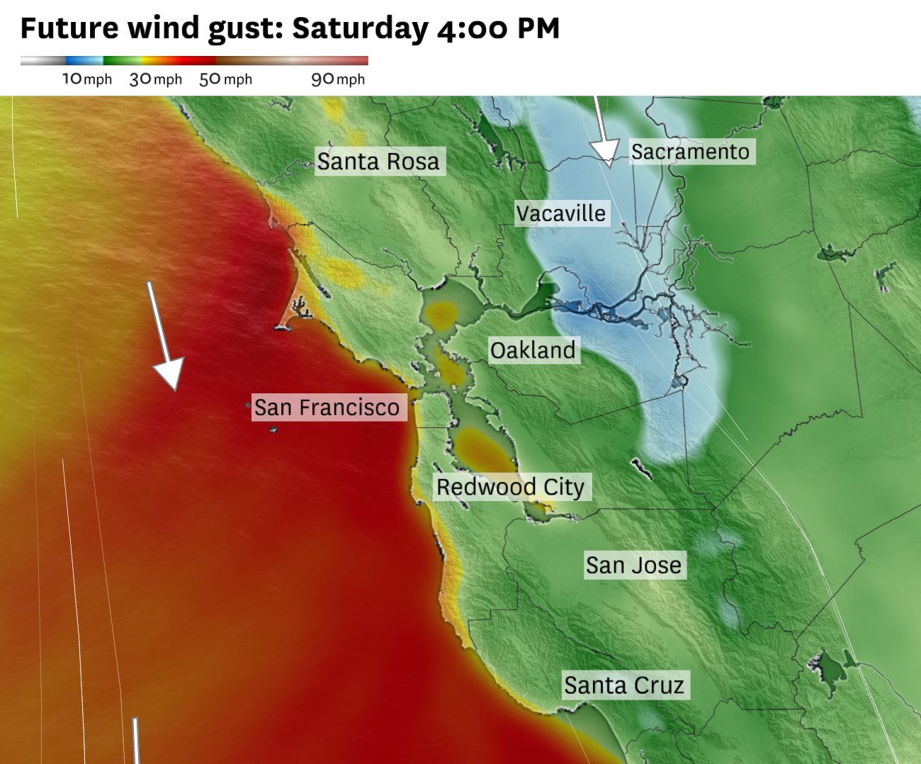 Here's where Saturday's 'polar low' will kick up the strongest winds - Vimarsana News