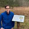 Shelton Boy Scout Troop 28 member Nick Cebrik planned, designed and installed a series of interpretative signs to give visitors a deeper dive into Nicholdale’s features and history as part of his Eagle Scout project. He also made improvements to the kiosk — another Scout project from years past. 