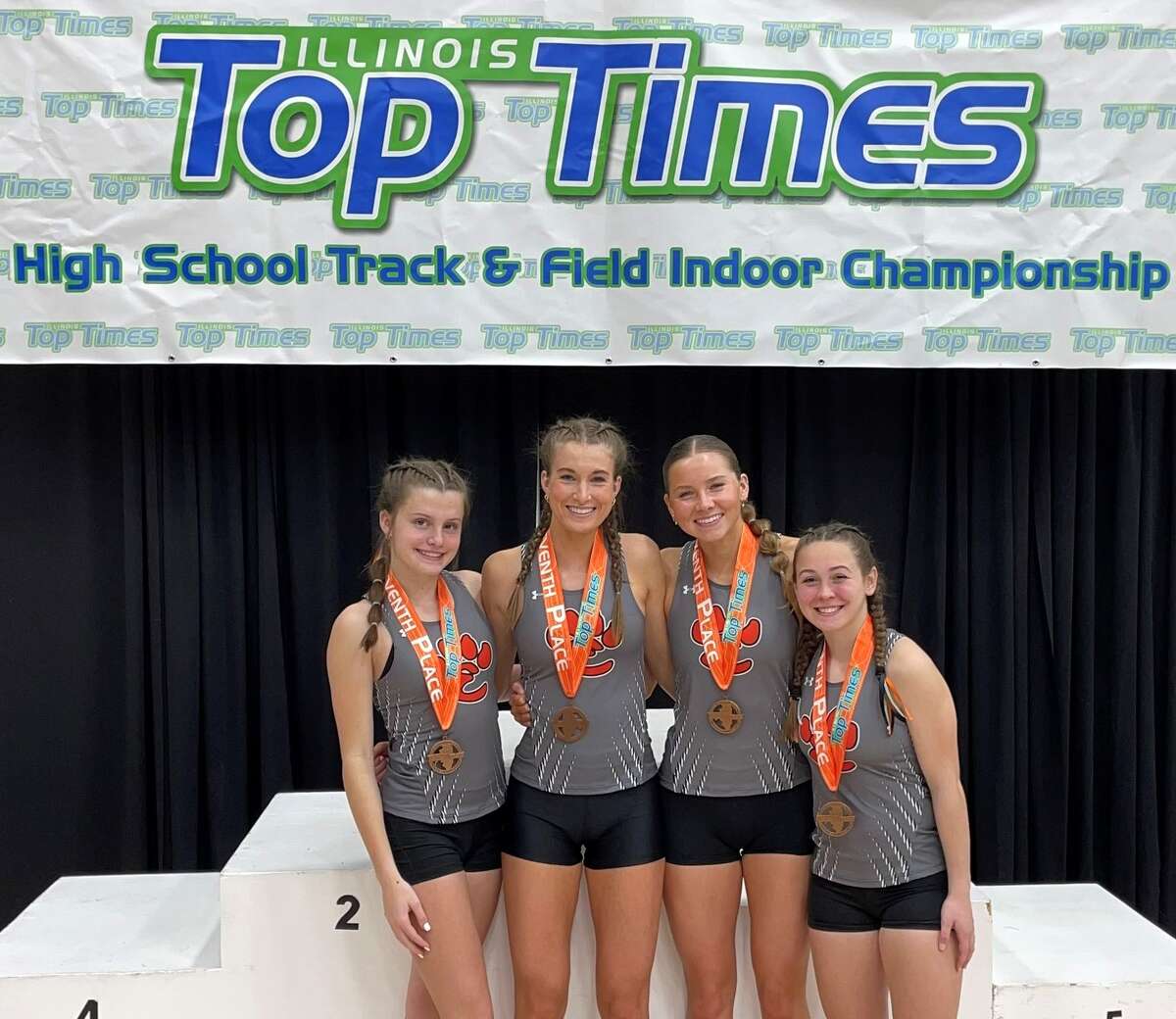 Edwardsville wins two indoor state championships among five state meda