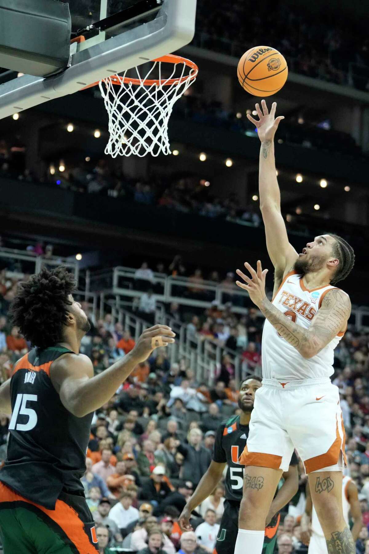 NCAA Tournament Texas was in control against Miami until it wasn't